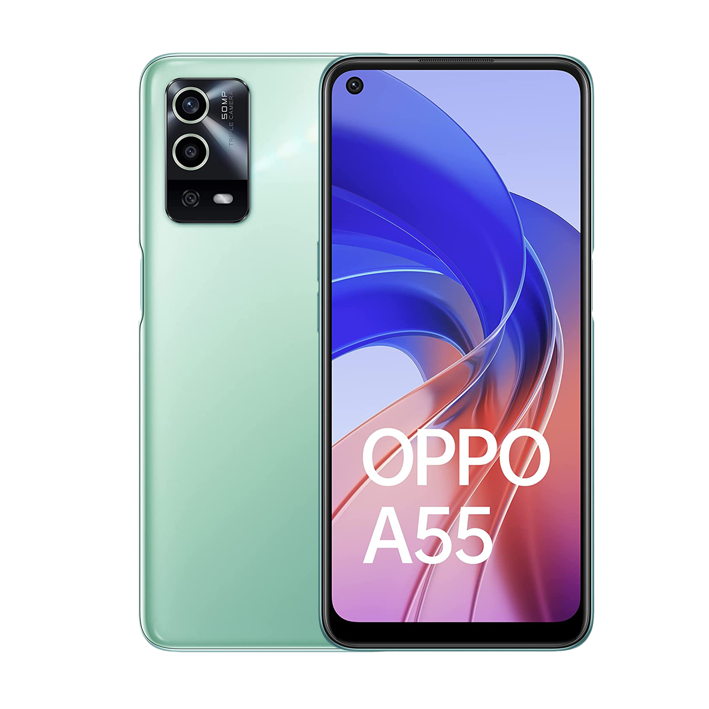 Buy OPPO A55 (6GB RAM, 128GB, Mint Green) Online - Croma